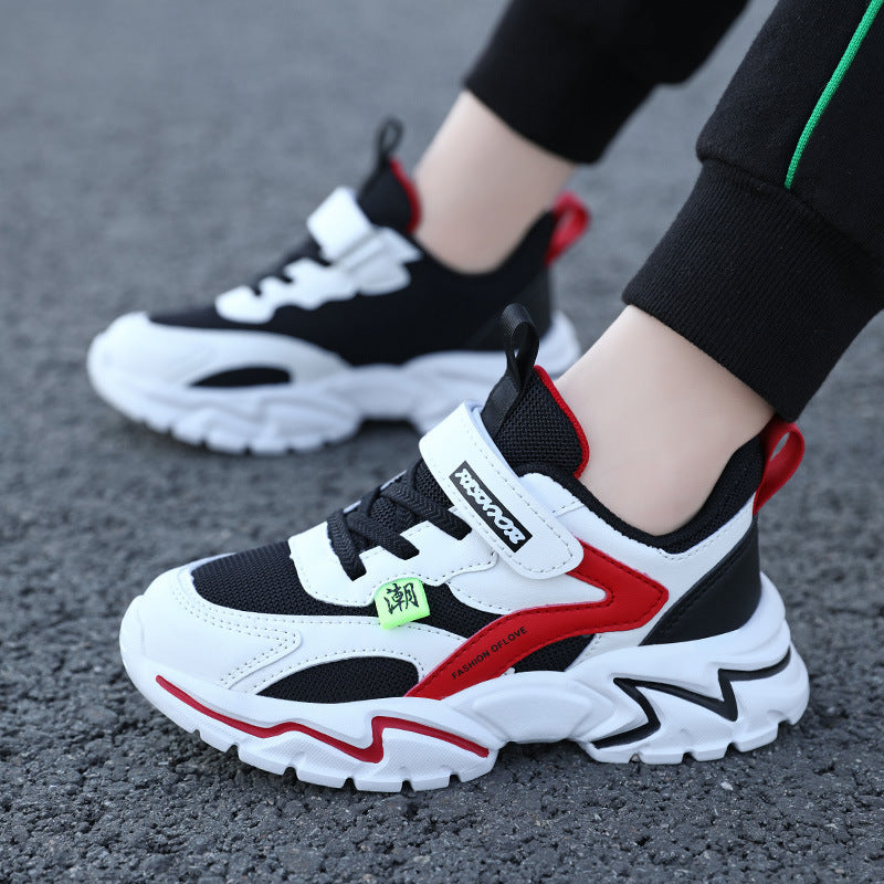 Lightweight Soft Sole Breathable Medium And Large Children's Sneakers